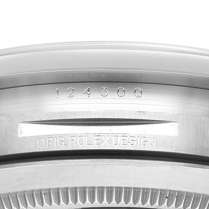 Rolex Oyster Perpetual 41 Turquoise Dial Steel Mens Watch 124300 41mm