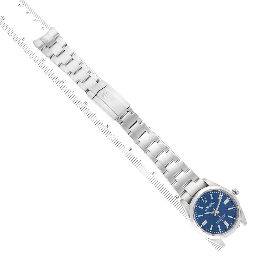 Rolex Oyster Perpetual 41 Blue Dial Steel Mens Watch 124300 41mm