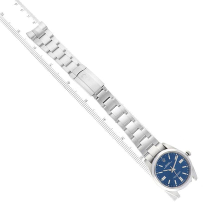 Rolex Oyster Perpetual 41 Blue Dial Steel Mens Watch 124300 41mm