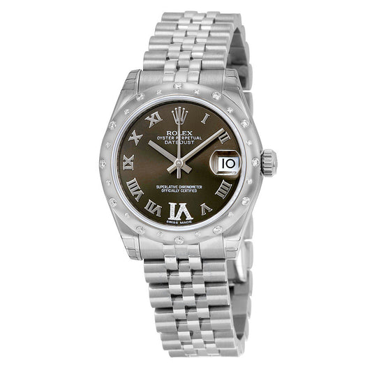 Rolex Oyster Perpetual Datejust 31 Bronze Dial Stainless Steel Jubilee Bracelet Automatic Ladies Watch 178344BRDJ