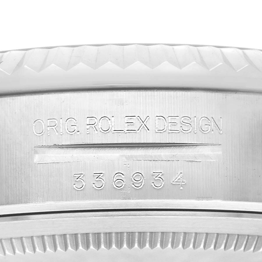 Rolex Sky-Dweller Steel White Gold Blue Dial Mens Watch 336934 42mm