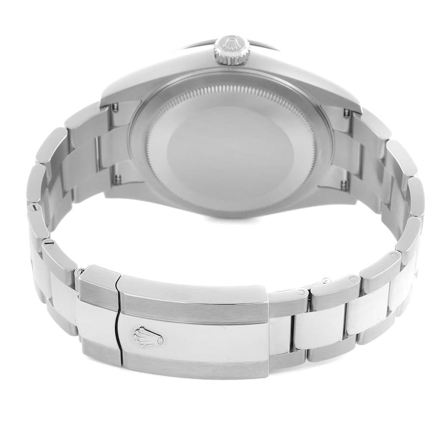 Rolex Sky-Dweller Steel White Gold Green Dial Mens Watch 336934 42mm