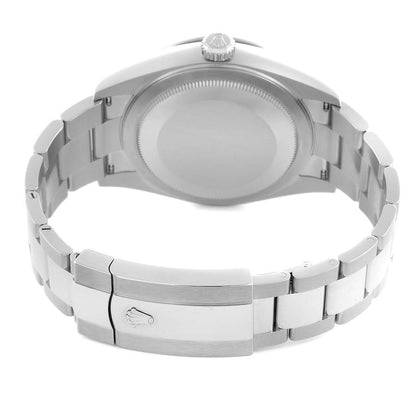 Rolex Sky-Dweller Steel White Gold Green Dial Mens Watch 336934 42mm