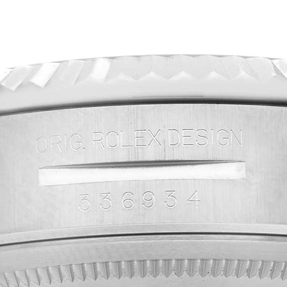 Rolex Sky-Dweller Steel White Gold Mint Green Dial Mens Watch 336934 42mm