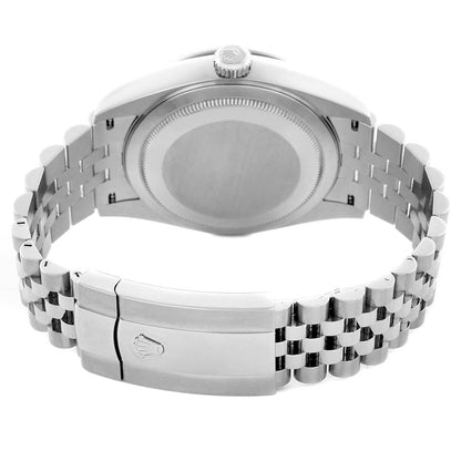 Rolex Sky-Dweller Steel White Gold Mint Green Dial Mens Watch 336934 42mm