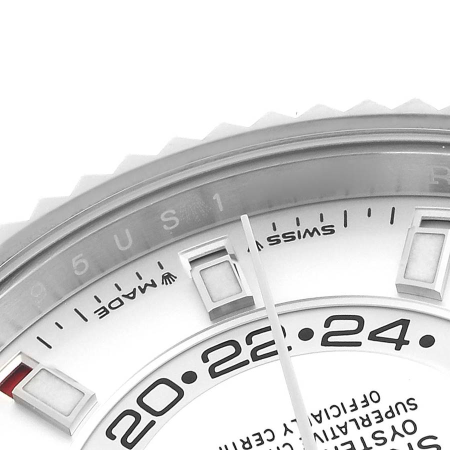 Rolex Sky-Dweller Steel White Gold White Dial Mens Watch 336934 42mm