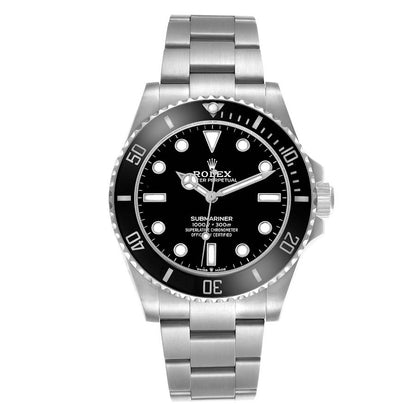 Rolex Submariner Automatic Chronometer Black Dial Men's Watch 124060 (No-Date) 41mm