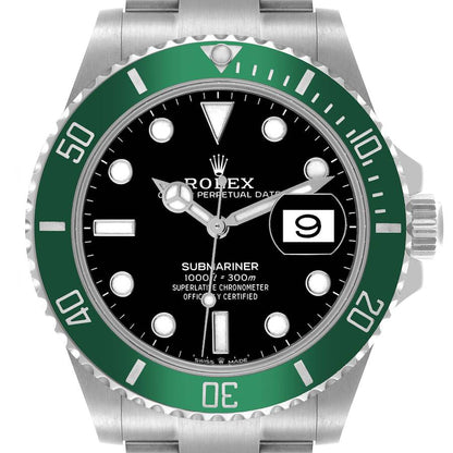 Rolex Submariner Green Bezel Steel Mens Watch 126610LV (Starbucks) 41mm