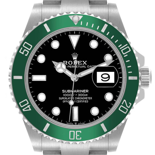 Rolex Submariner Green Bezel Steel Mens Watch 126610LV (Starbucks) 41mm