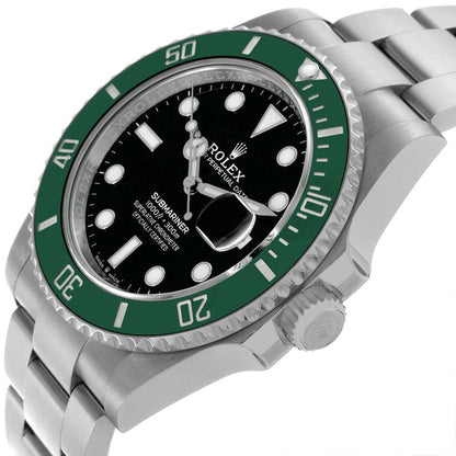 Rolex Submariner Green Bezel Steel Mens Watch 126610LV (Starbucks) 41mm