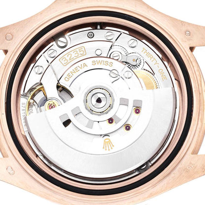 Rolex Yachtmaster 40 Everose Rose Gold Oysterflex Mens Watch 126655 40mm